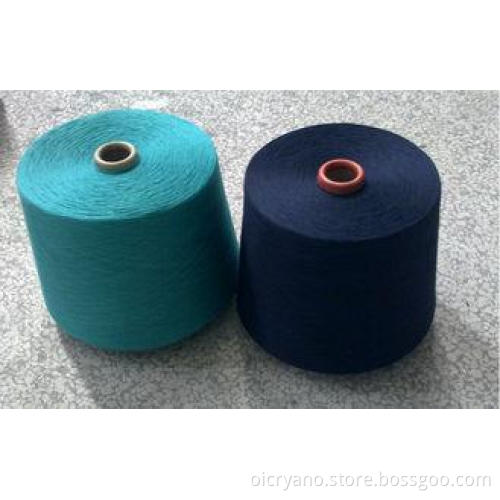 100% Polyester Dope Dyed High Tenacity Spun Polyester Yarn